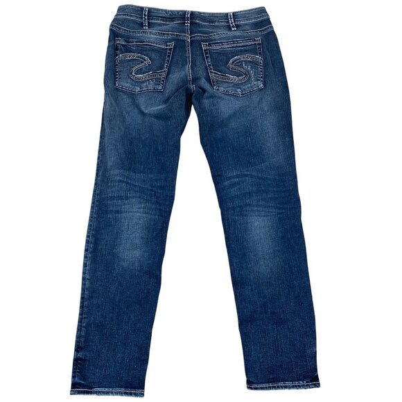 Silver Jeans Men's Jeans 33x29 Straight-Leg Mid-Rise Stretch Denim Sam - Picture 2 of 12